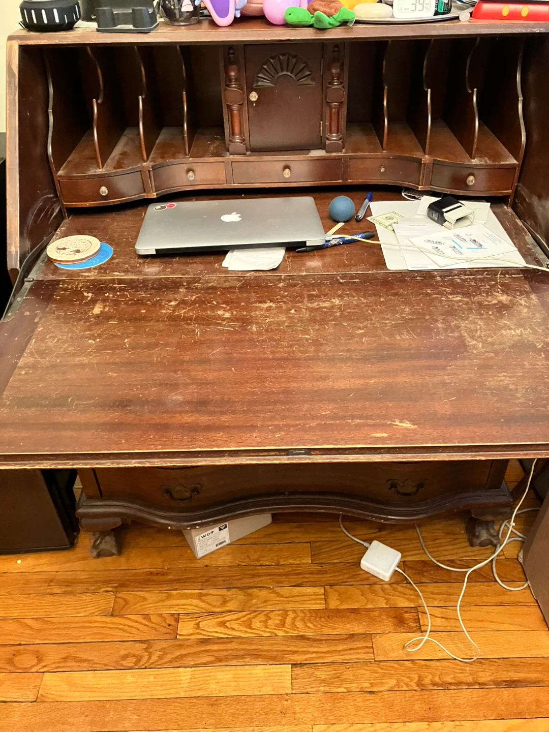 Antique Secretary Desk with Drawers - photo 3