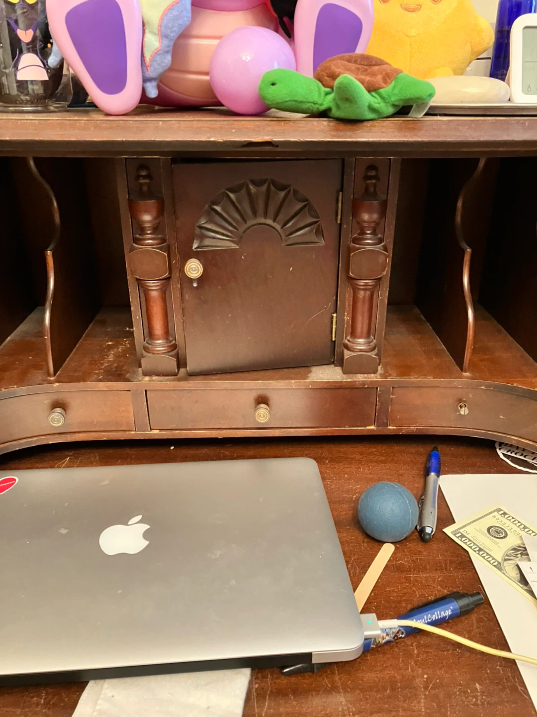 Antique Secretary Desk with Drawers - photo 5