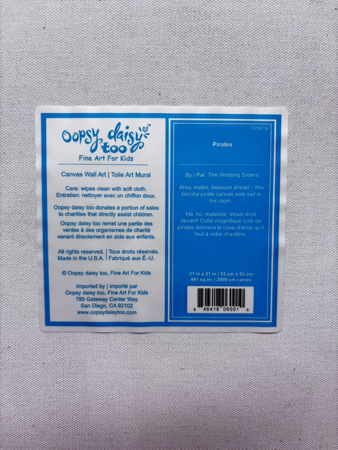 Oopsy Daisy Too Pirates Canvas Wall Art - photo 2