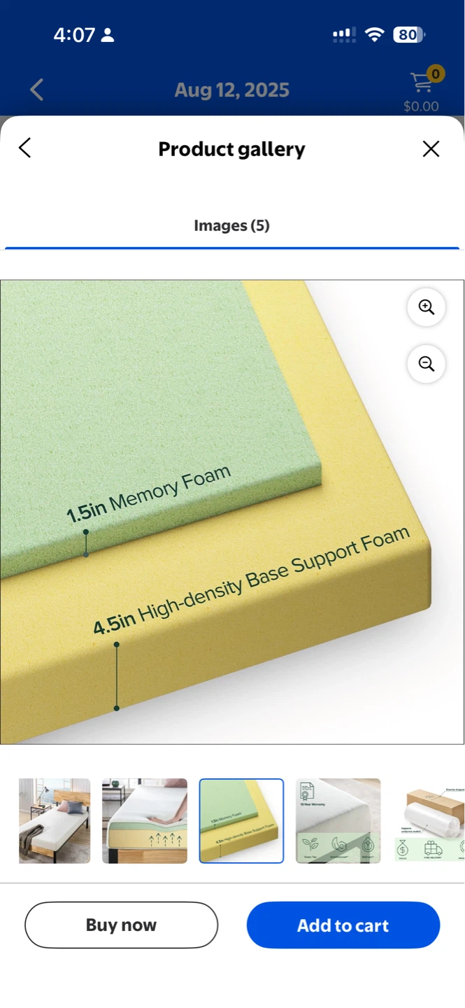 Memory Foam Mattress - photo 4
