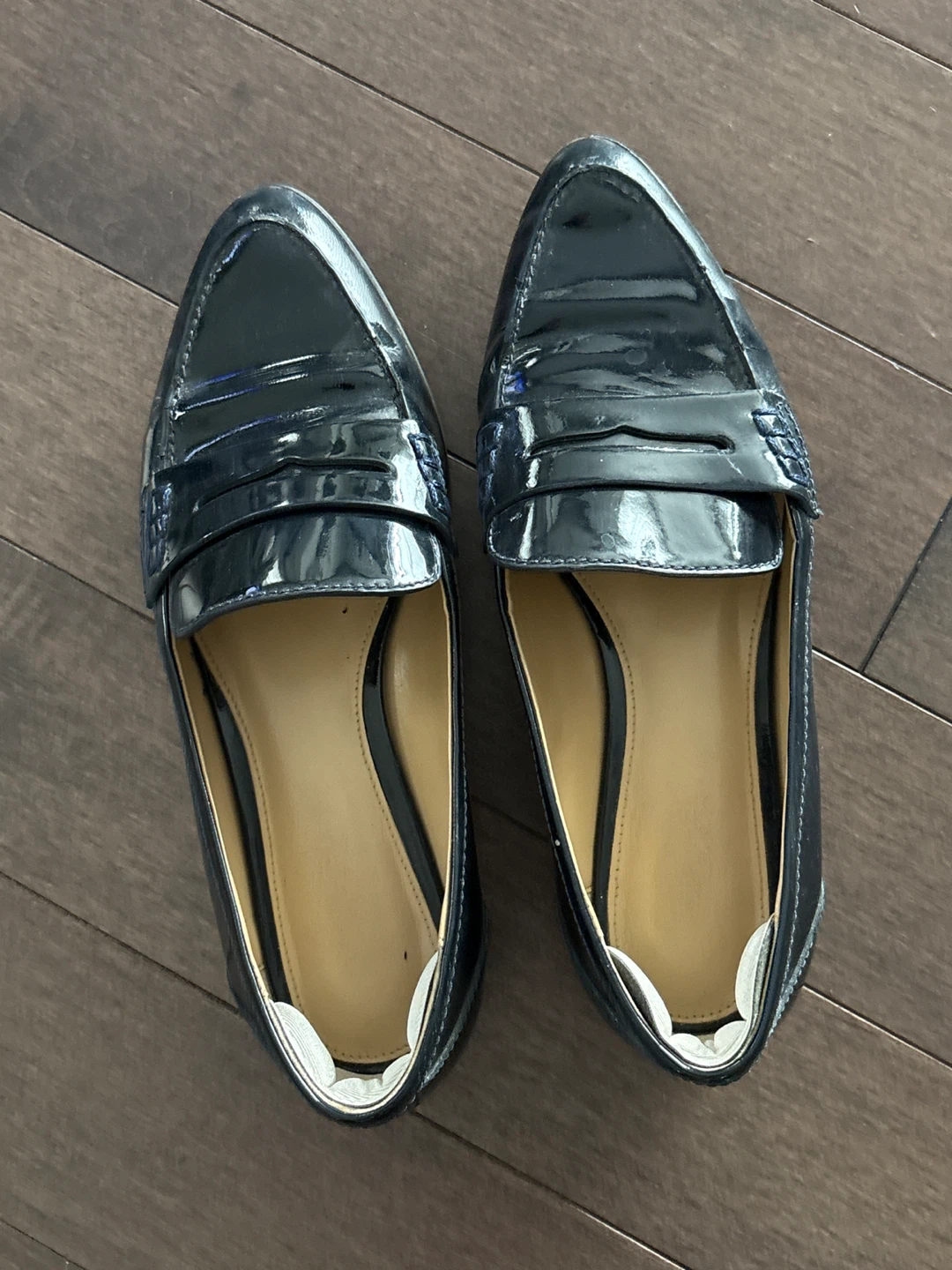 Michael Korrs Navy blue Patent Loafers