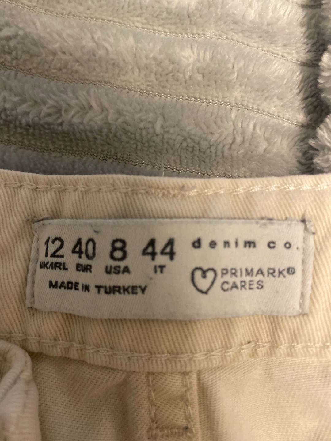 low rise Primark Cream Cargo Pants Women's Size 8 - photo 2