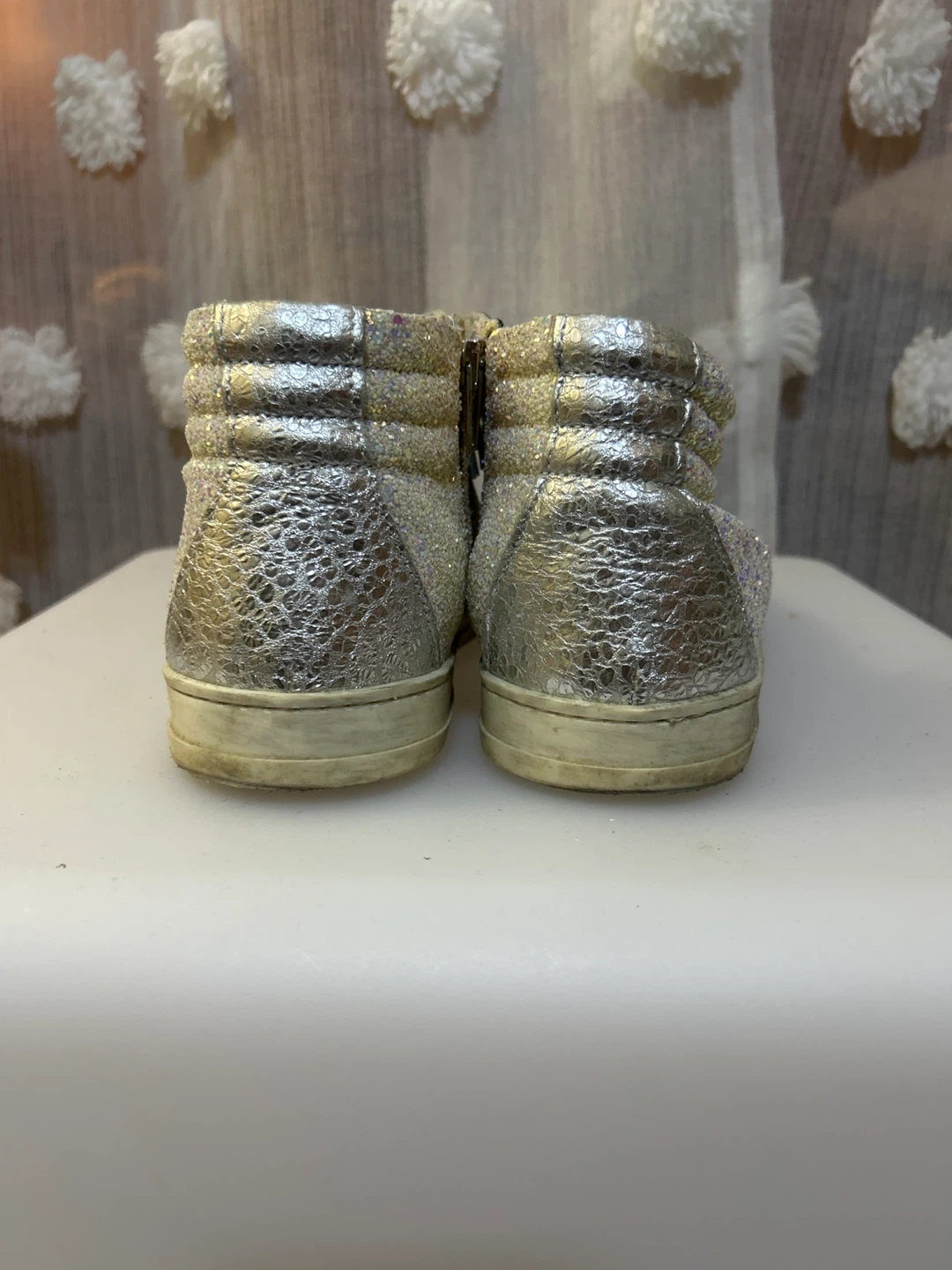 P448 Glitter High-Top Sneakers - photo 2