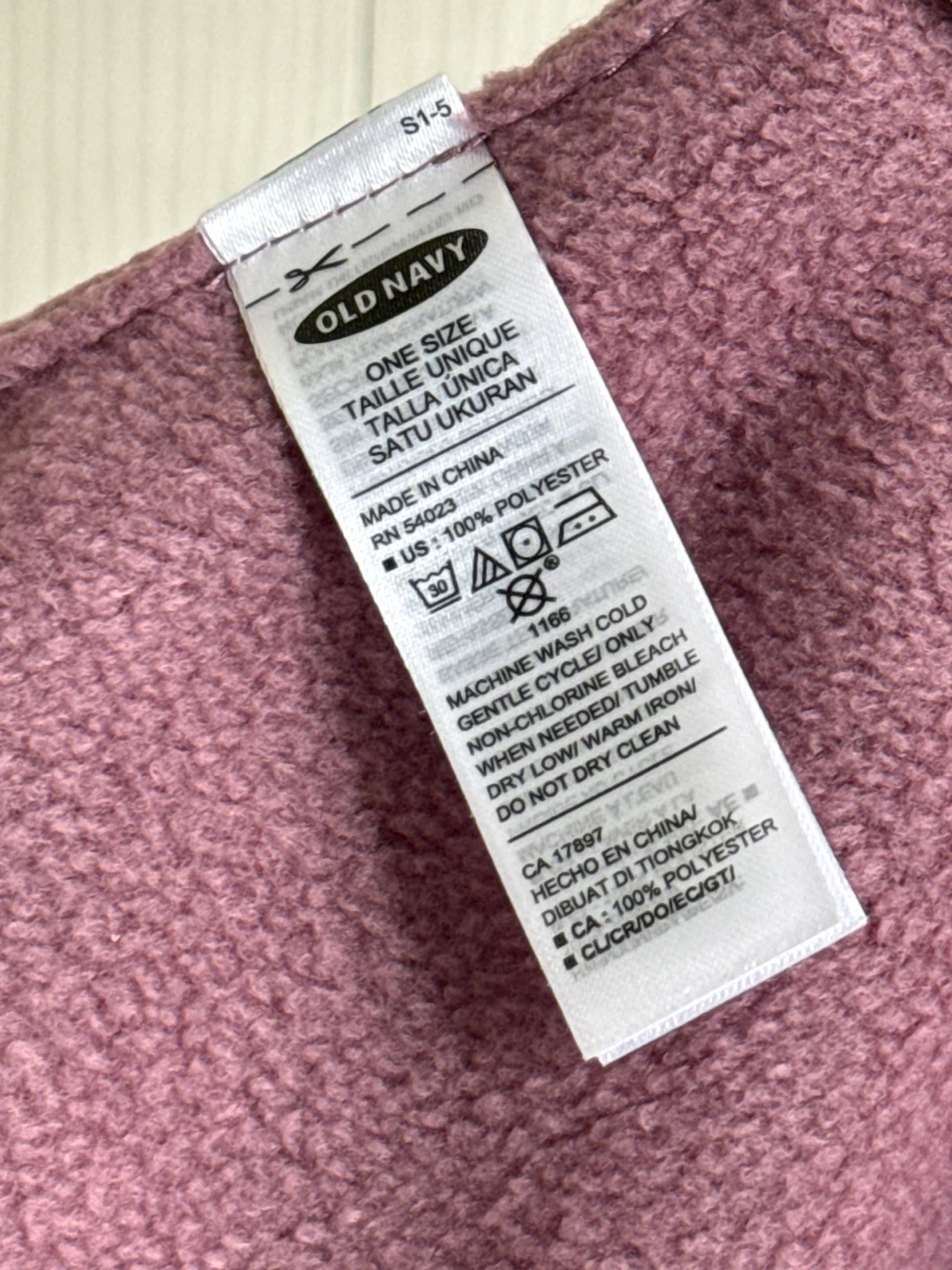 Old Navy Fleece Neck Warmer - One Size - Mauve - photo 2