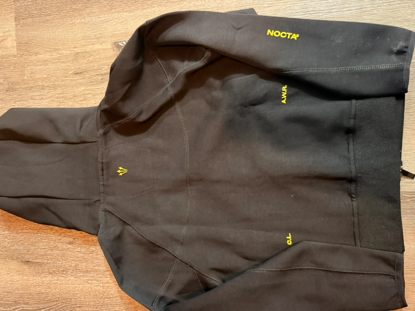 Nike NOCTA Black Zip-Up Hoodie and Sweatpants Set - photo 3