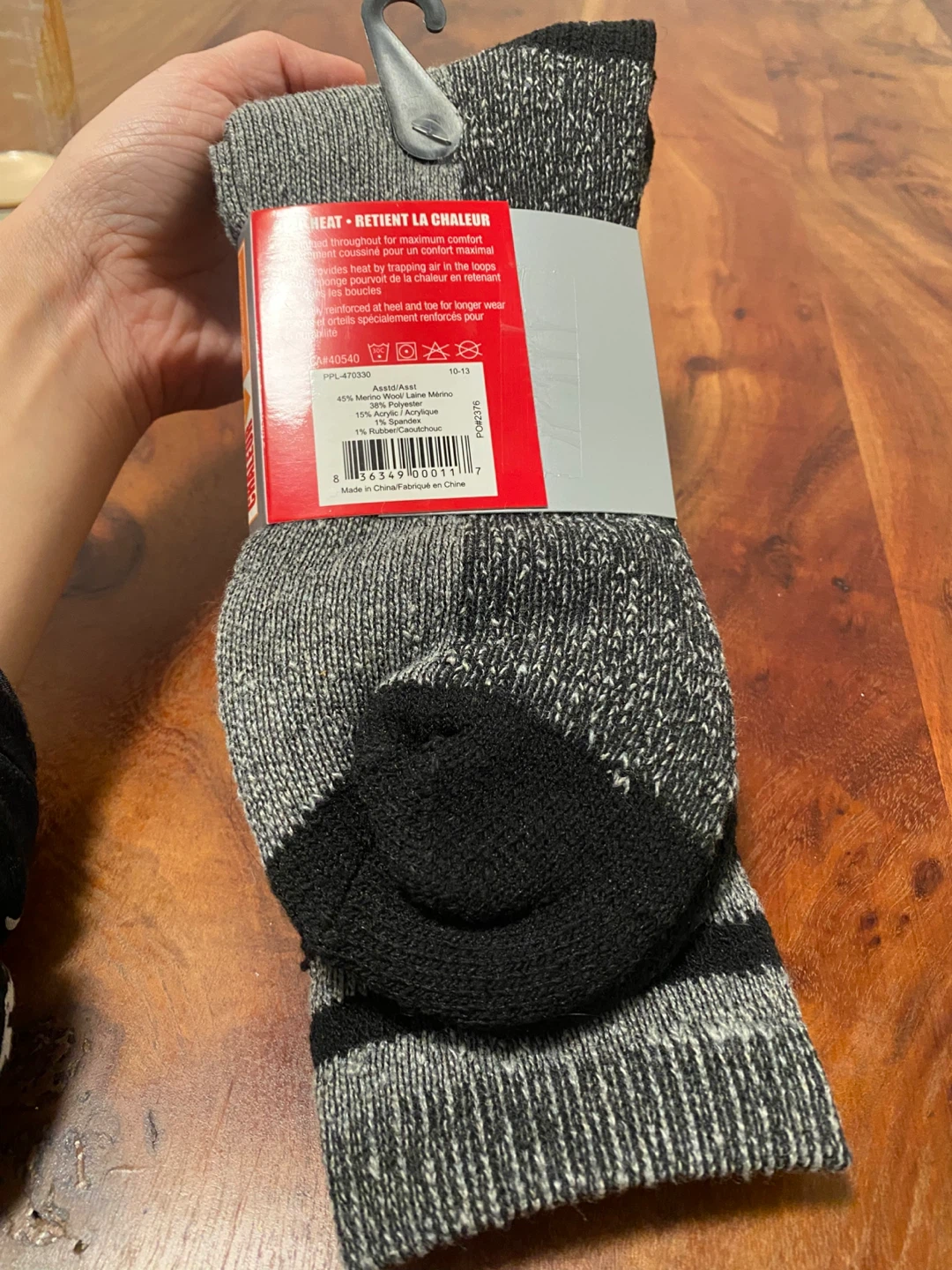 New Polar Paws Thermal Merino Wool Socks for men - photo 2