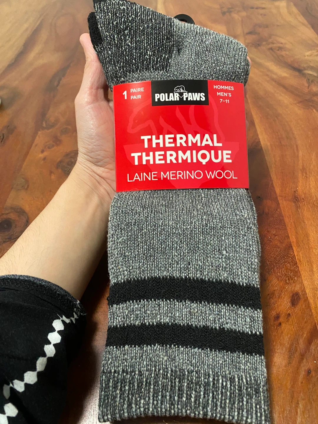 New Polar Paws Thermal Merino Wool Socks for men