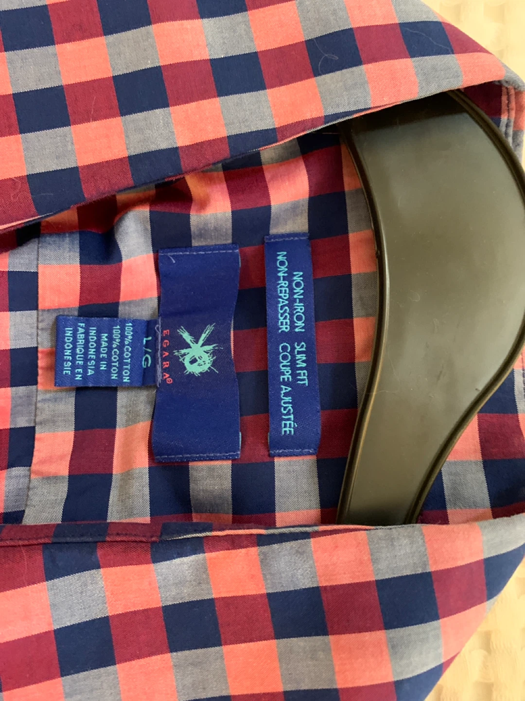 EGARA Slim Fit Non-Iron Button-Up Shirt - Large - photo 2