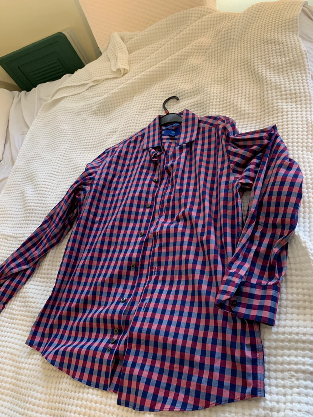 EGARA Slim Fit Non-Iron Button-Up Shirt - Large