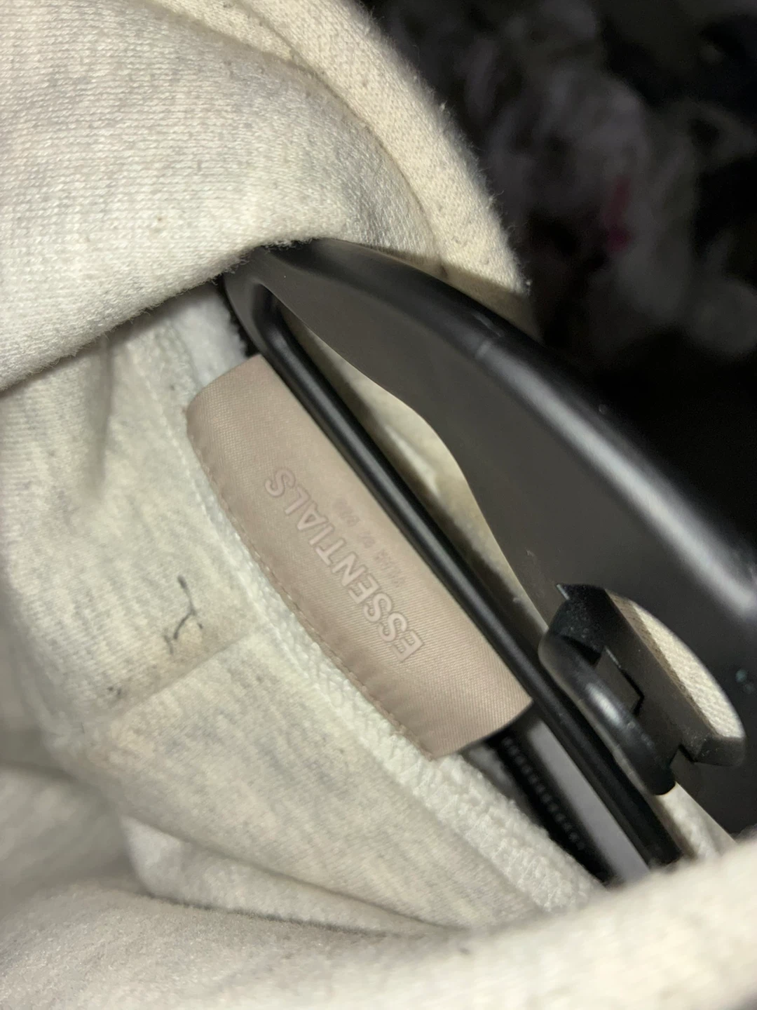 Fear of God Essentials Hoodie Light Gray Size S - photo 2