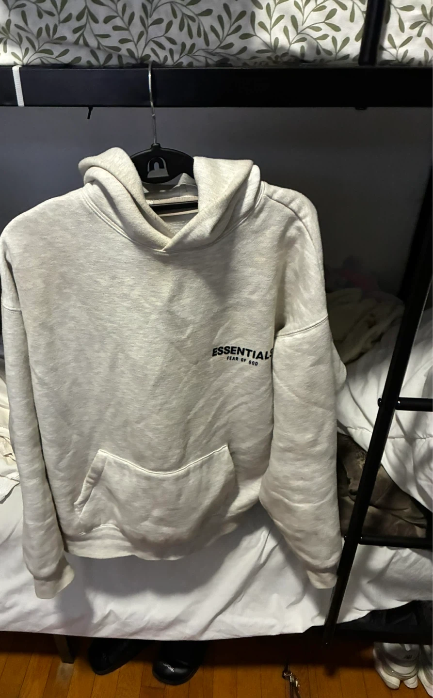 Fear of God Essentials Hoodie Light Gray Size S - photo 5