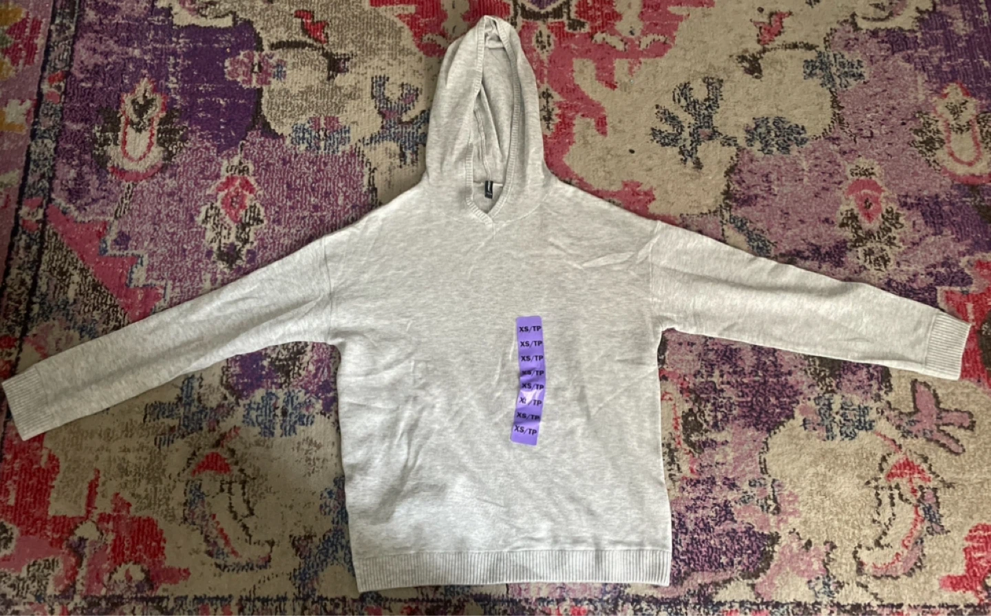 LazyPants Grey Hoodie XS/TP