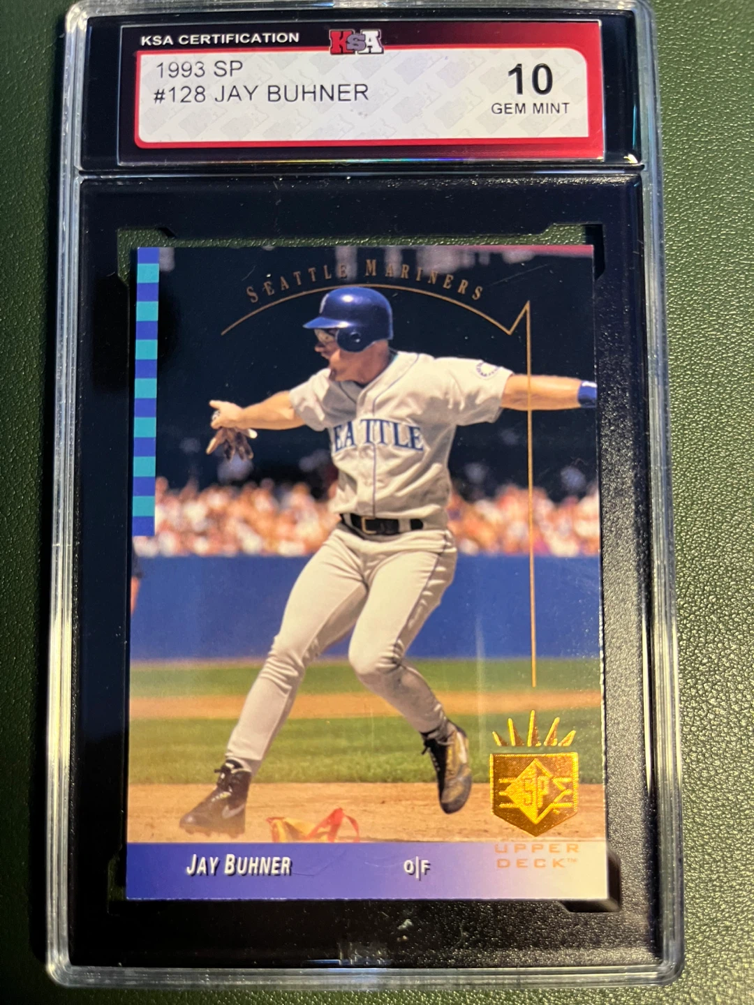 1993 SP Jay Buhner Baseball Card - Gem Mint 10