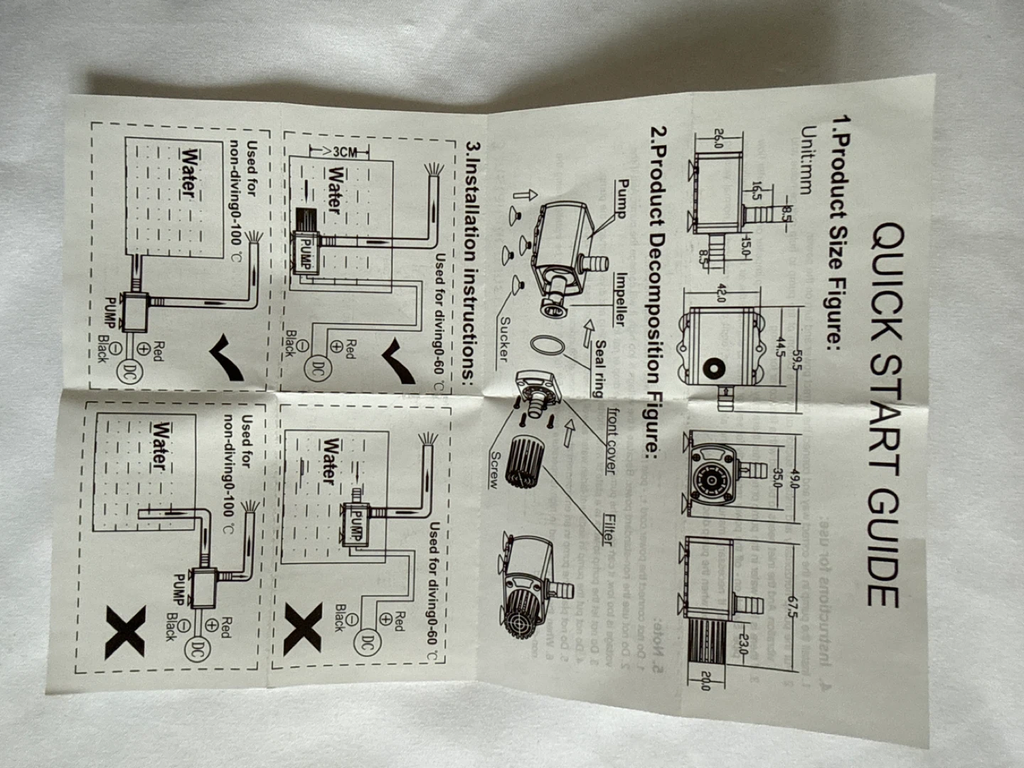 GIOCHAN Brushless DC Pump OR50E - photo 4