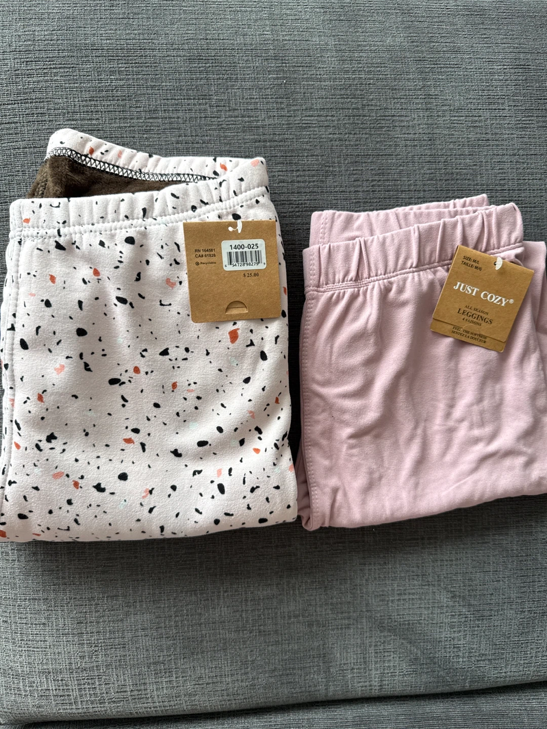 2 pairs Just Cozy Leggings