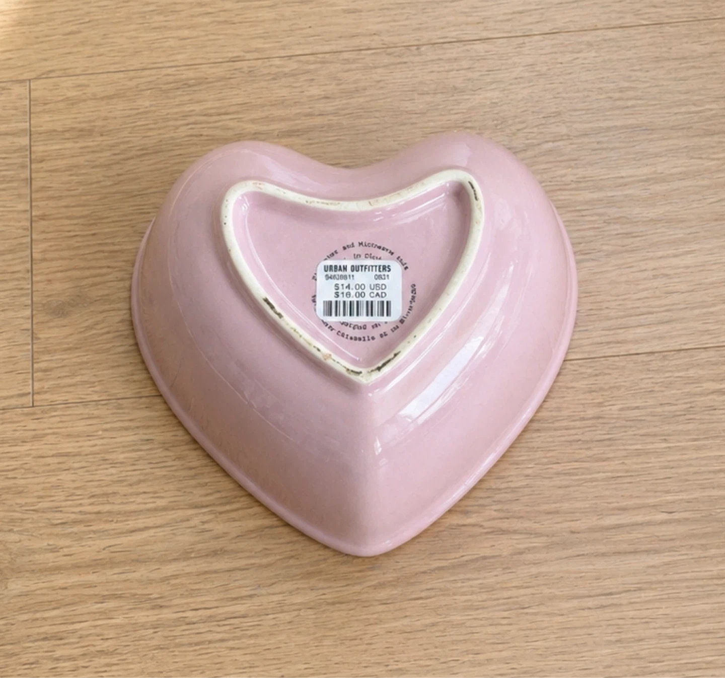 Urban Outfitters Pink Heart Dish - photo 3