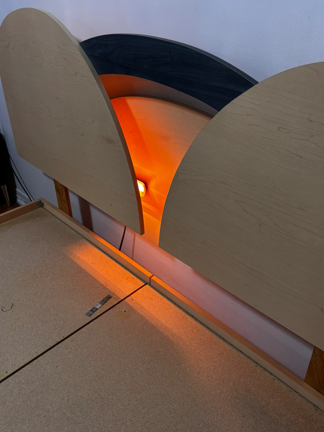Lit double avec 6 tiroirs + lumière intégrée - Livraison incluse - photo 5