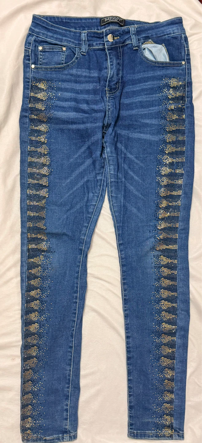 Dervish Embellished Denim Jeans