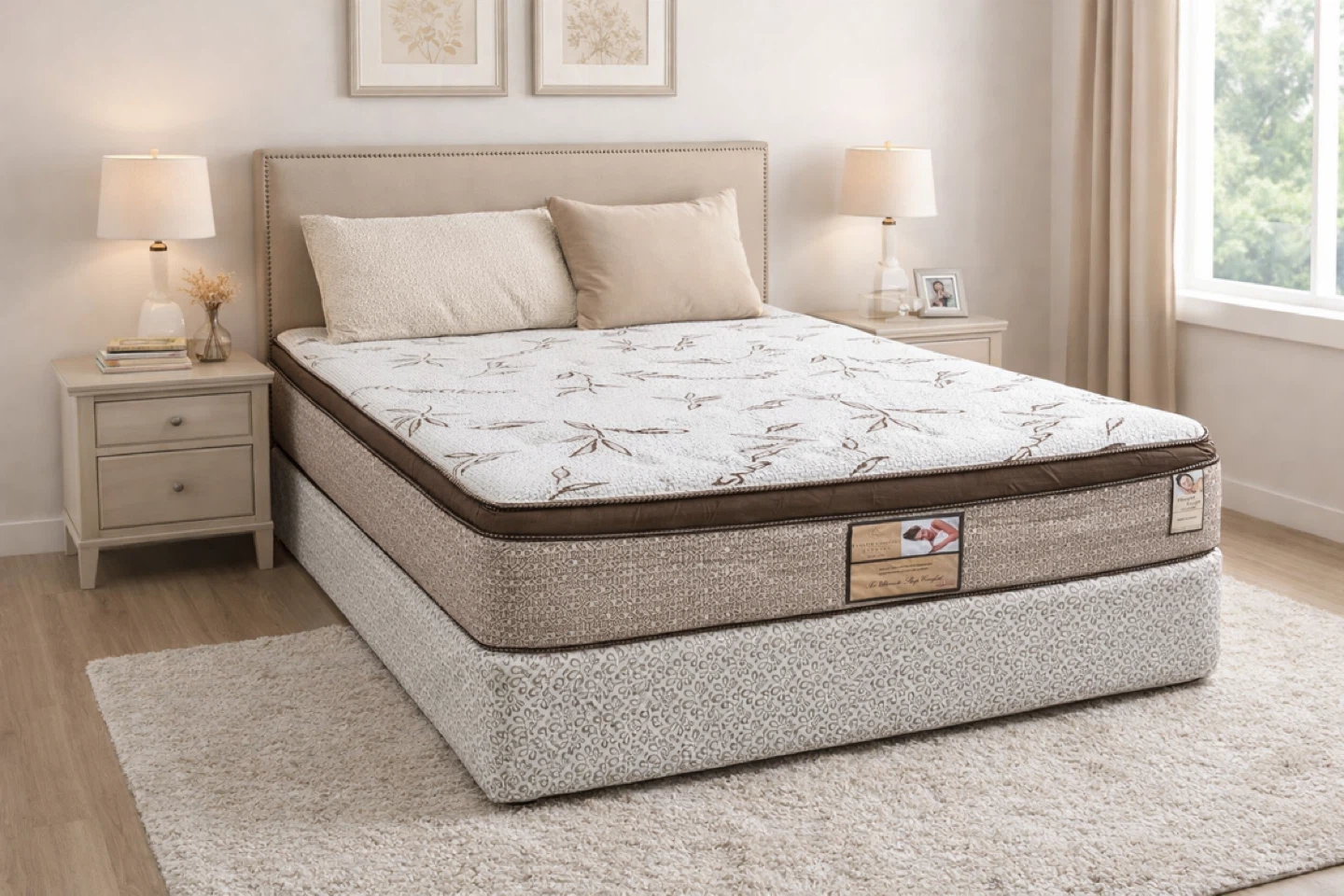 Mattress sets, used steam cleaned and disinfected