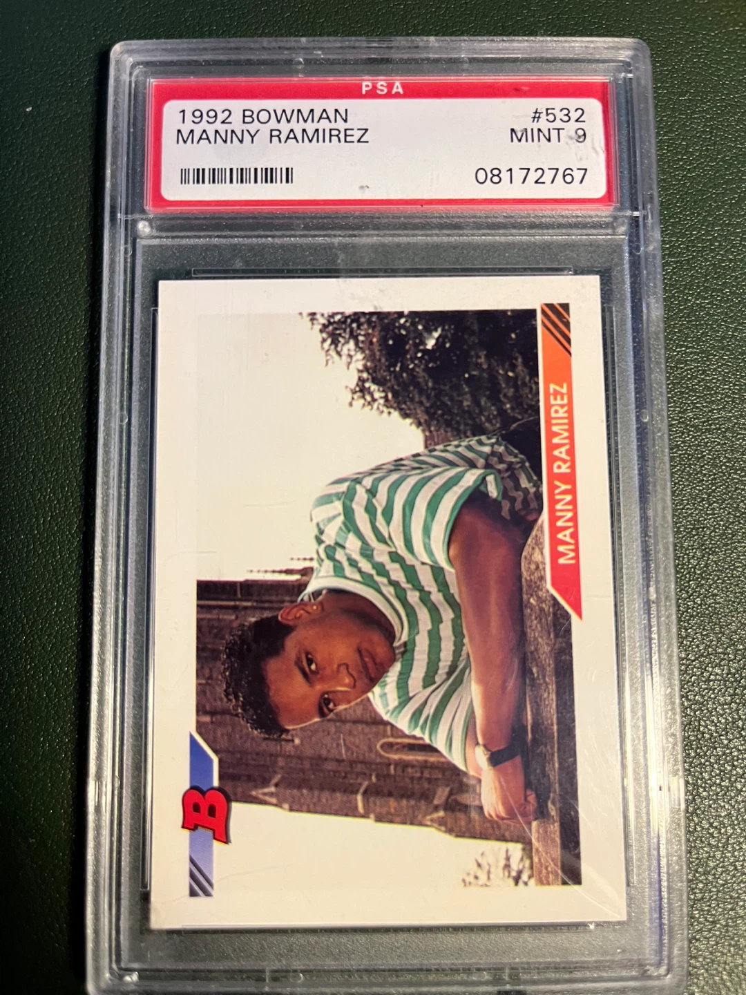 1992 Bowman Manny Ramirez Baseball Card #532