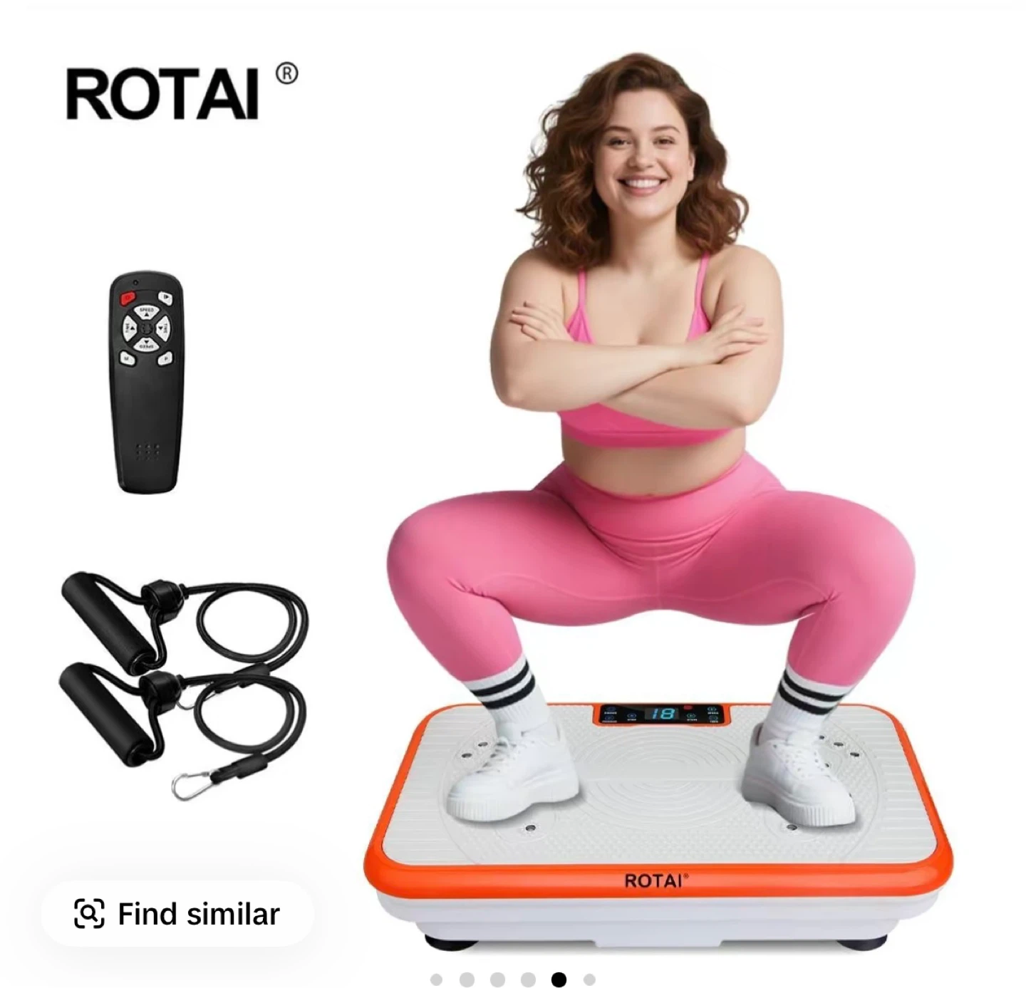 Vibration plate exercise machine