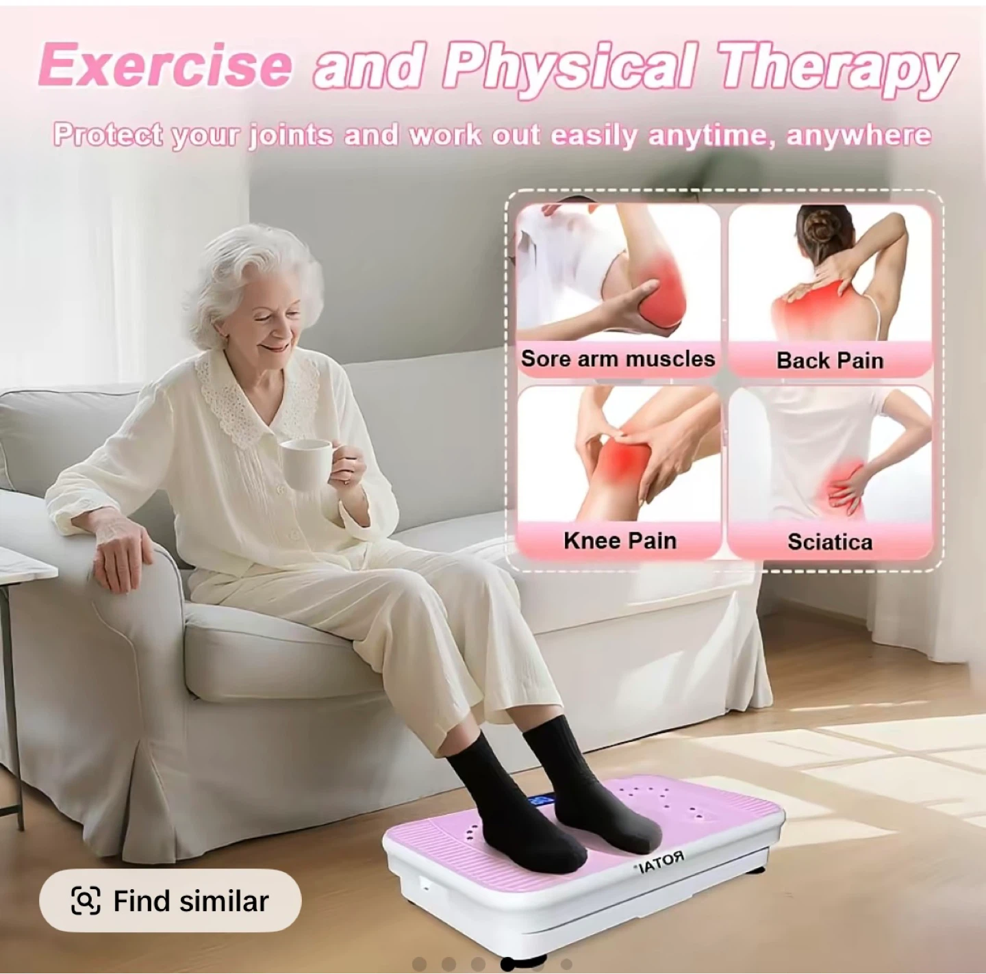Vibration plate exercise machine - photo 4