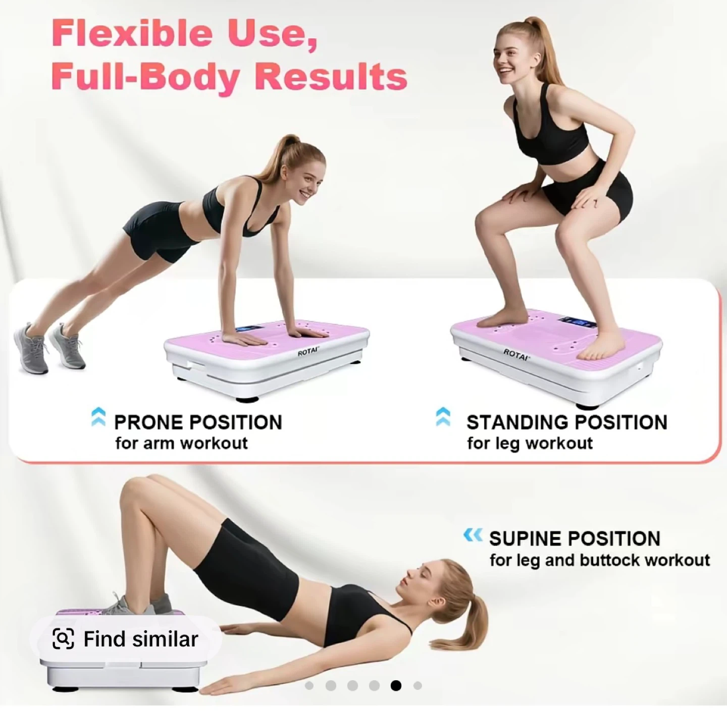 Vibration plate exercise machine - photo 2