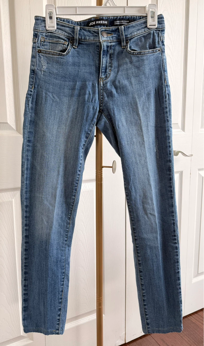 Joe Fresh Classic Slim Jeans Size 25