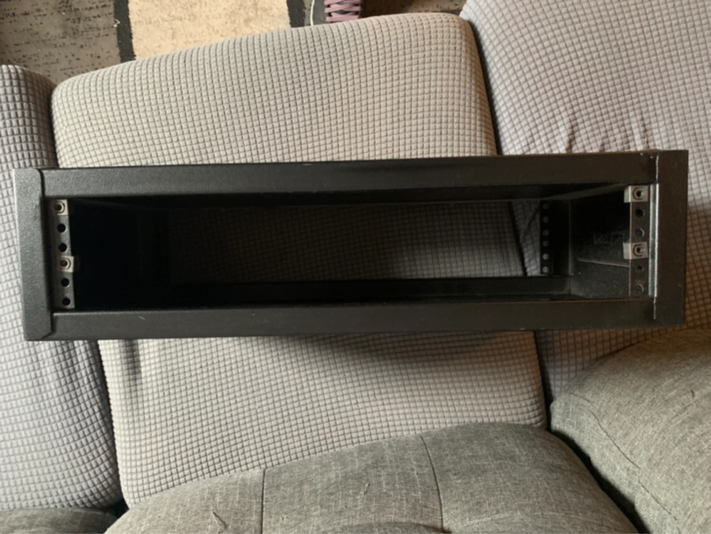 Black Rack Mount Shelf