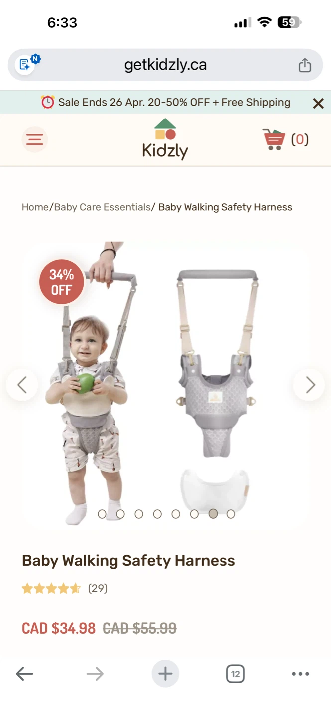 Baby Walking Safety Harness