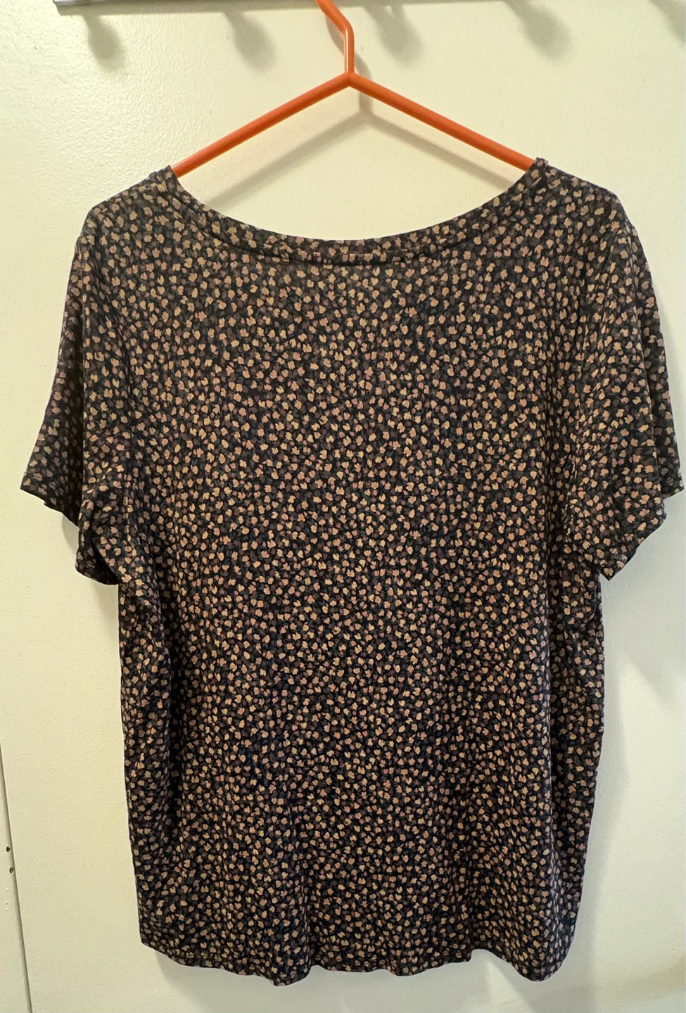 R Essentials Floral V-Neck Top XL - photo 2