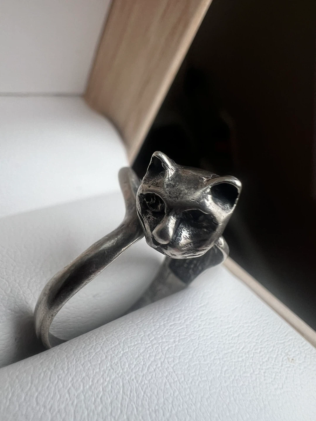 Sterling Silver Cat Ring