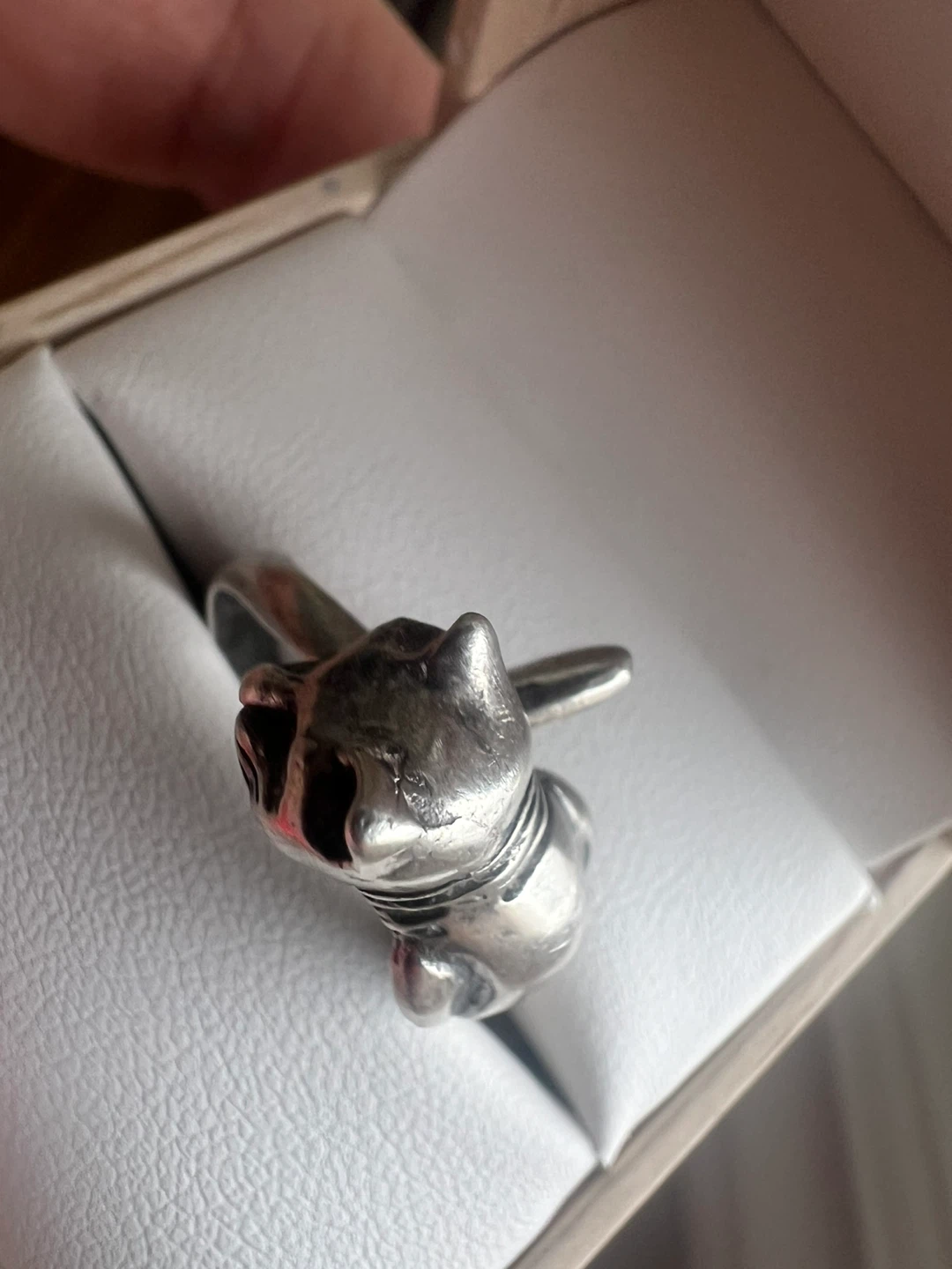 Sterling Silver Cat Ring - photo 2