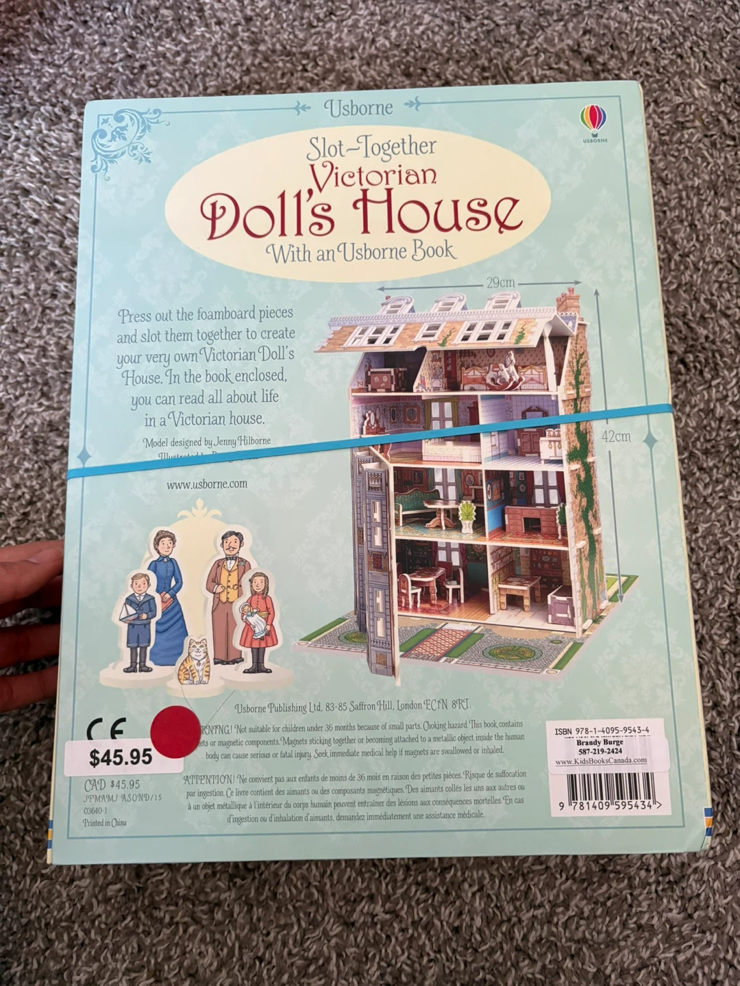 Usborne Slot-Together Victorian Doll's House with Book - photo 2
