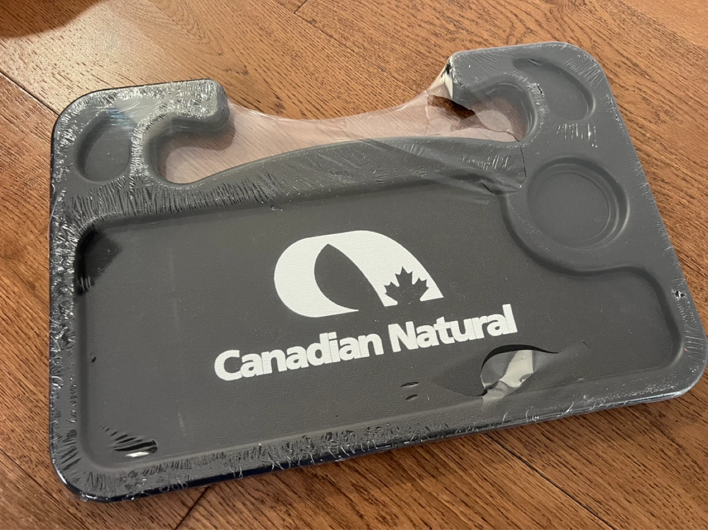 Canadian Natural Lap Desk Tray with Cup Holder