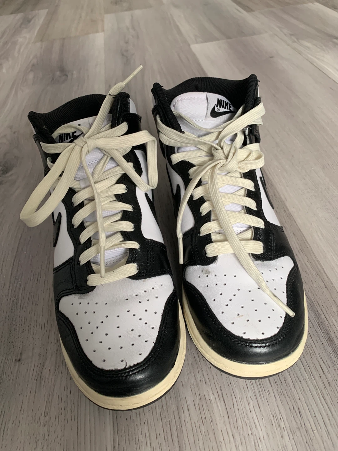 Nike Dunk High DQ8581-100 White/Black Sneakers