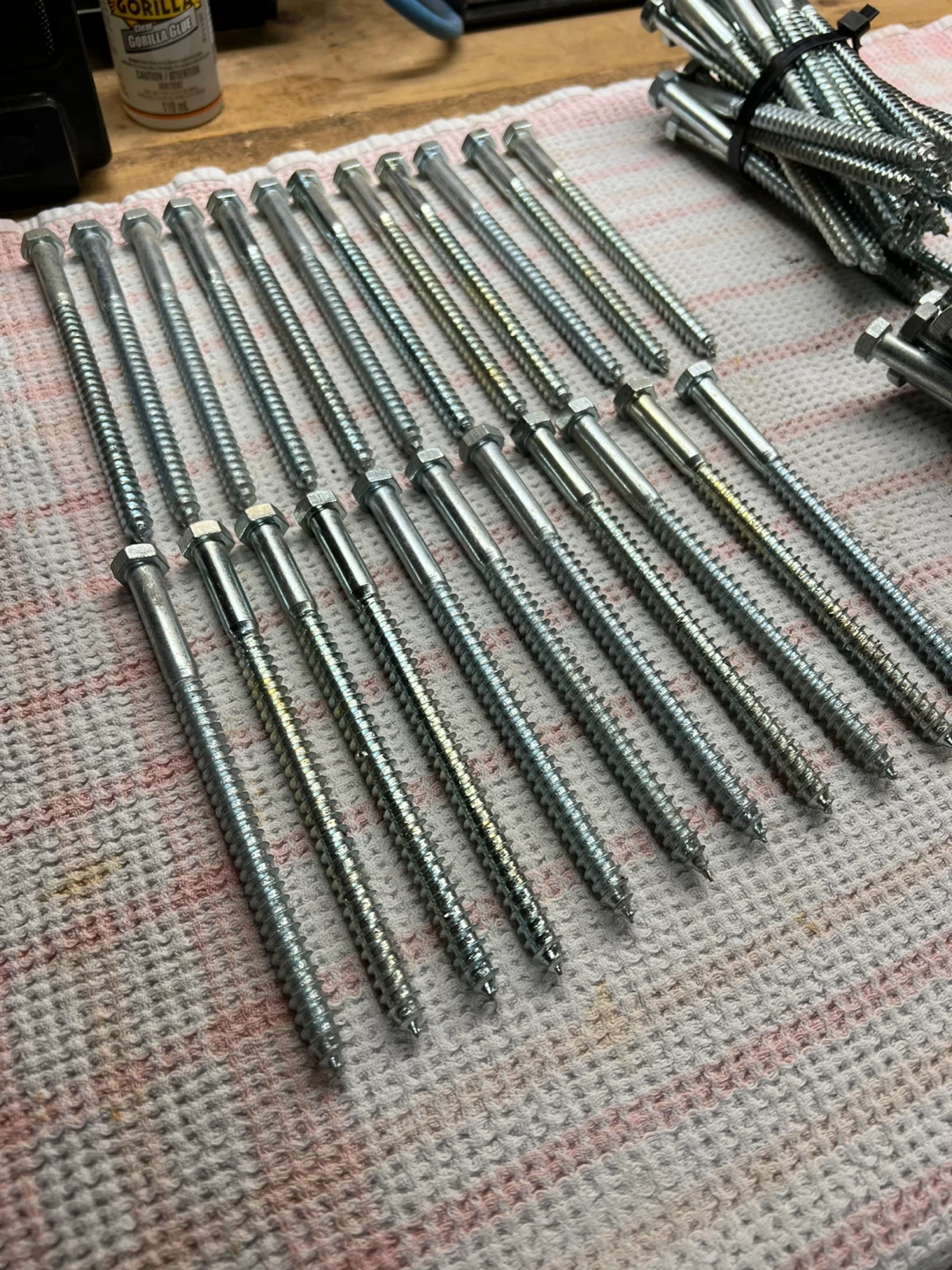 3/8” x 6” Lag Bolts