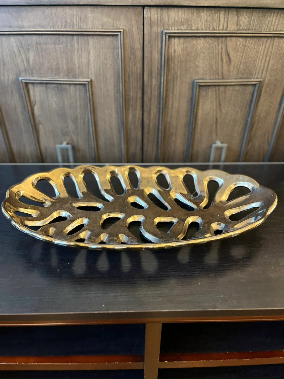 Decorative Leaf Shaped Tray - photo 4