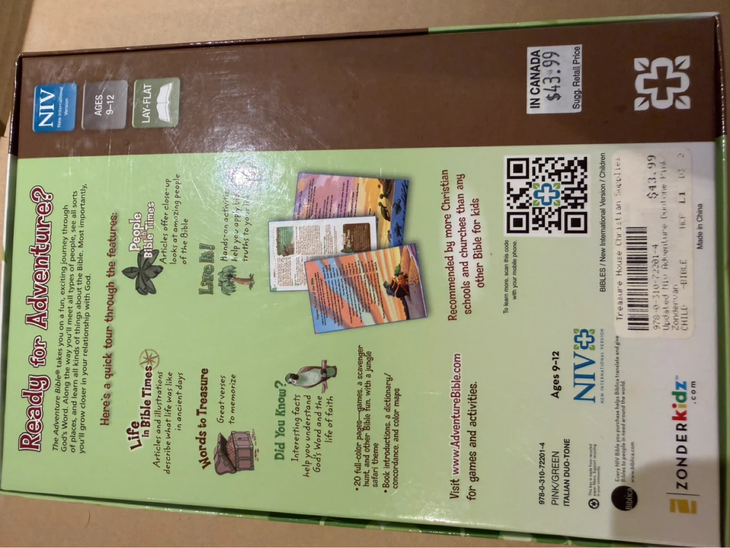 NIV Adventure Bible for Kids - photo 2