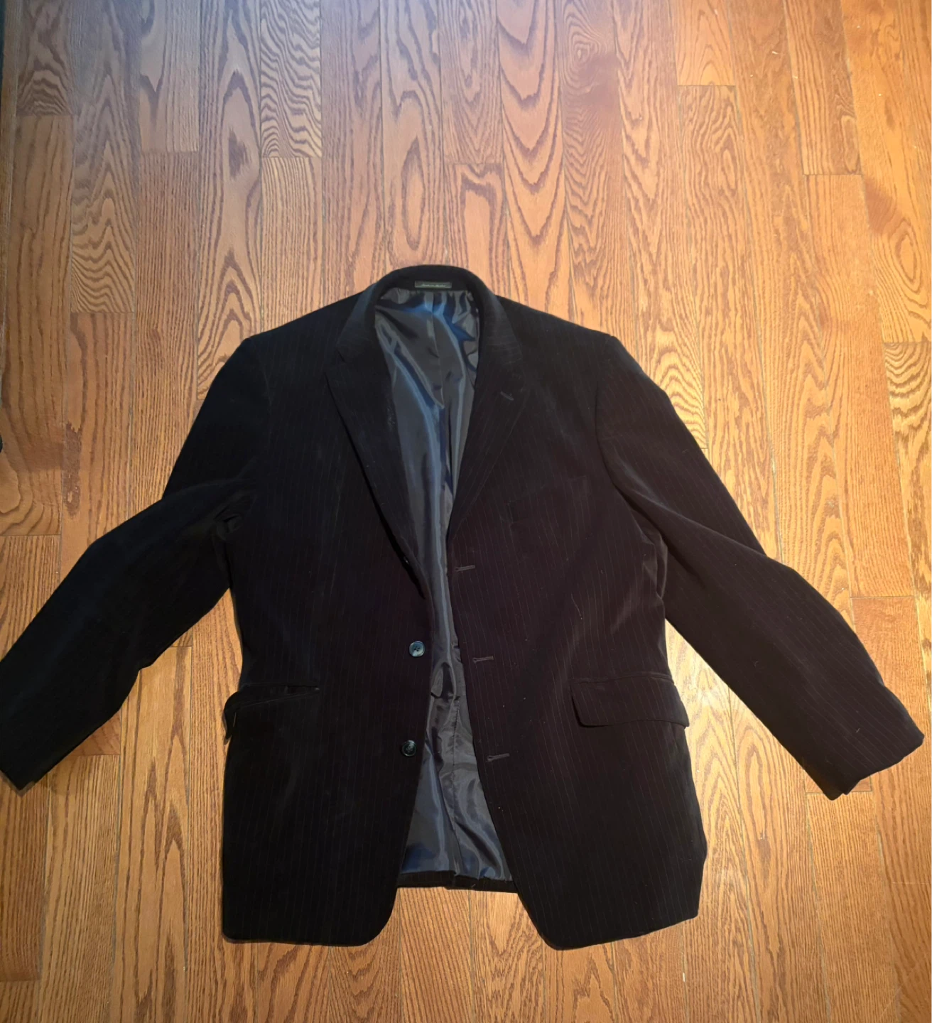 Men's Black Blazer Jacket - Size 42R