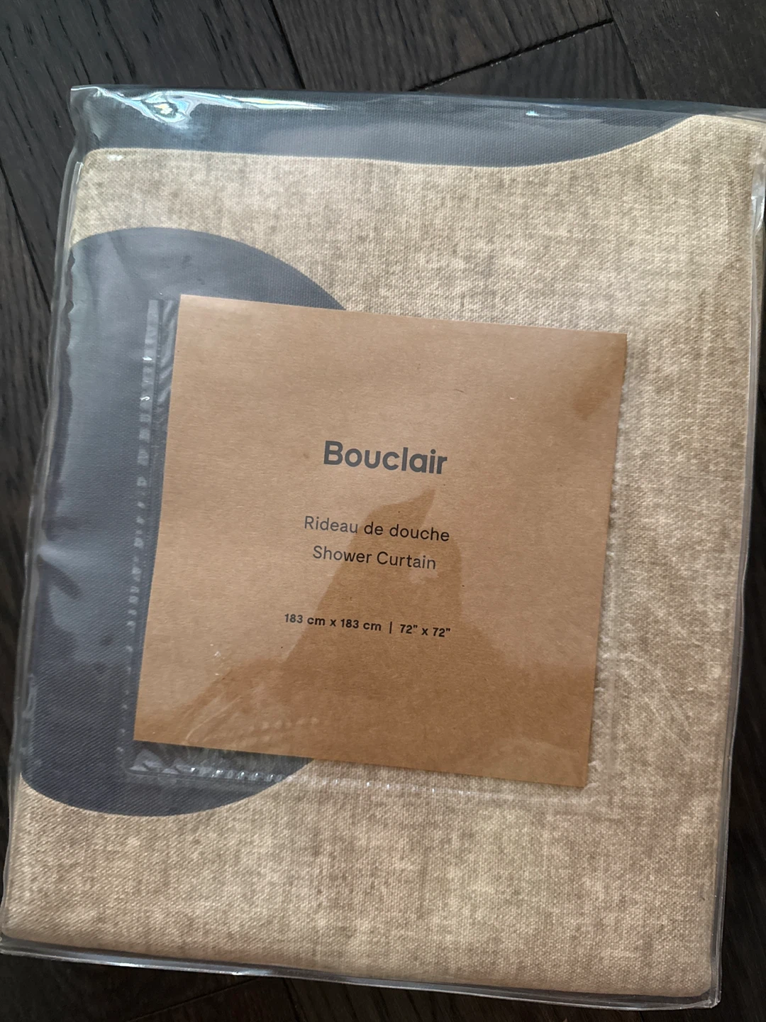 Bouclair Shower Curtain 72" x 72"