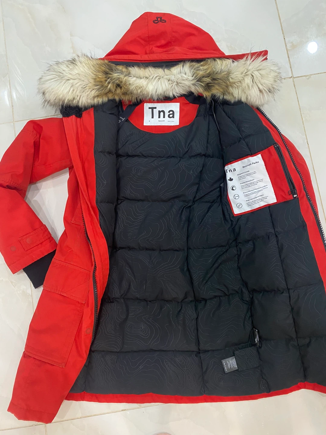 Tna Bancroft Parka Red Size S - photo 2