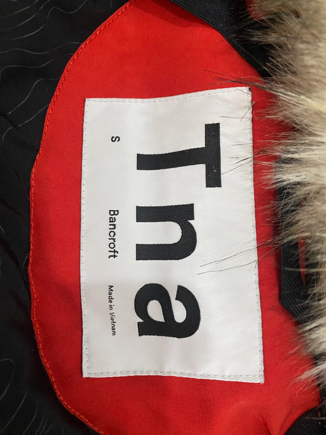 Tna Bancroft Parka Red Size S - photo 3