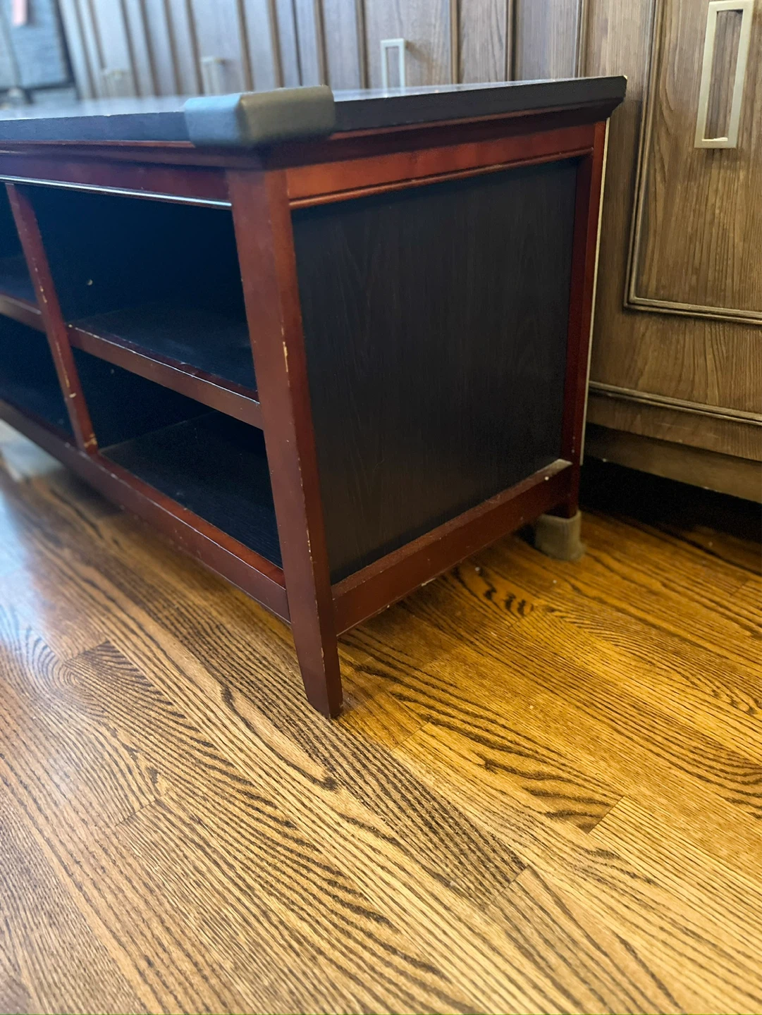 Dark Wood Media Console / TV Stand - photo 4