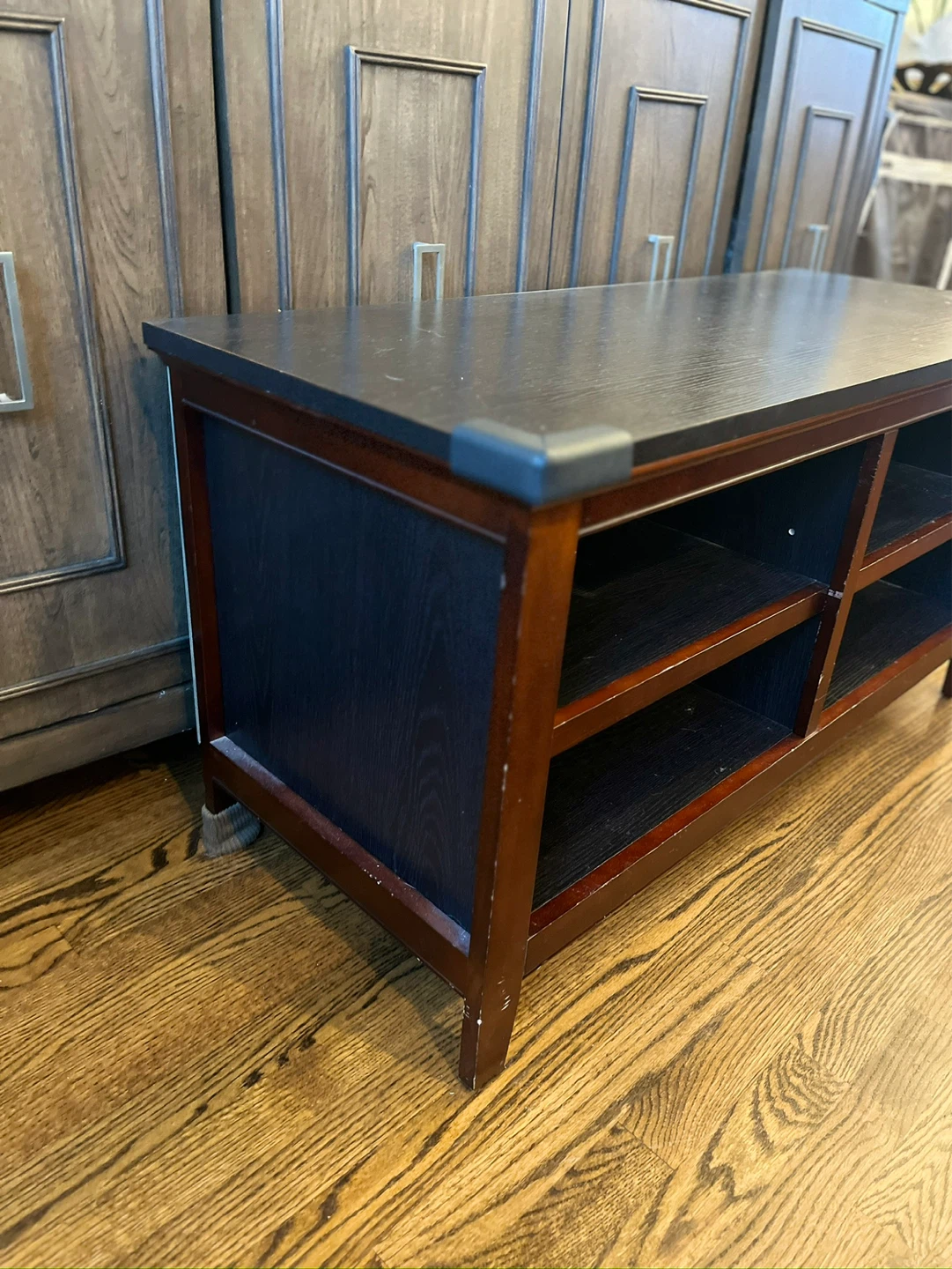 Dark Wood Media Console / TV Stand - photo 3