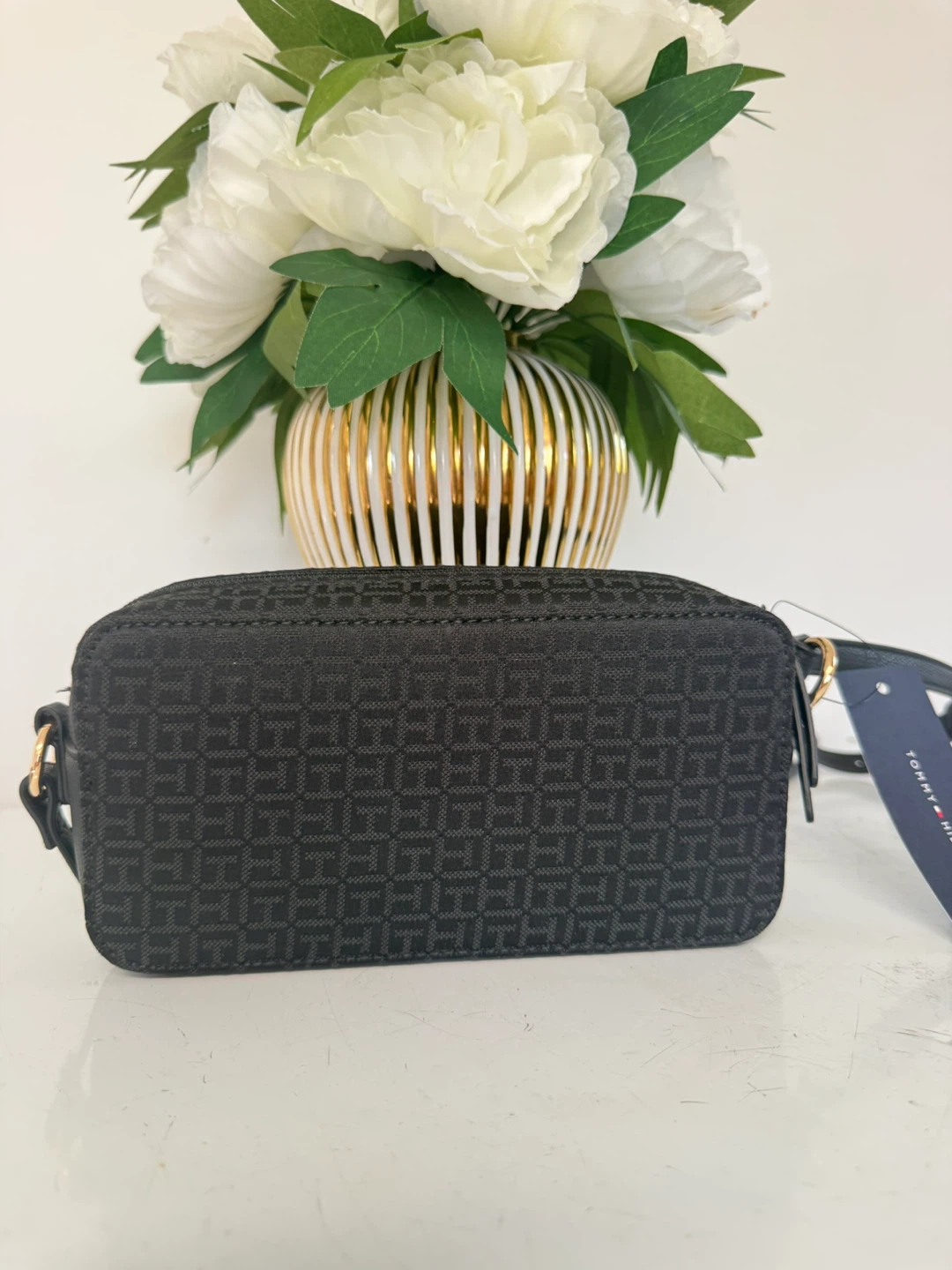 Tommy Hilfiger Black Monogram Camera Bag - photo 2