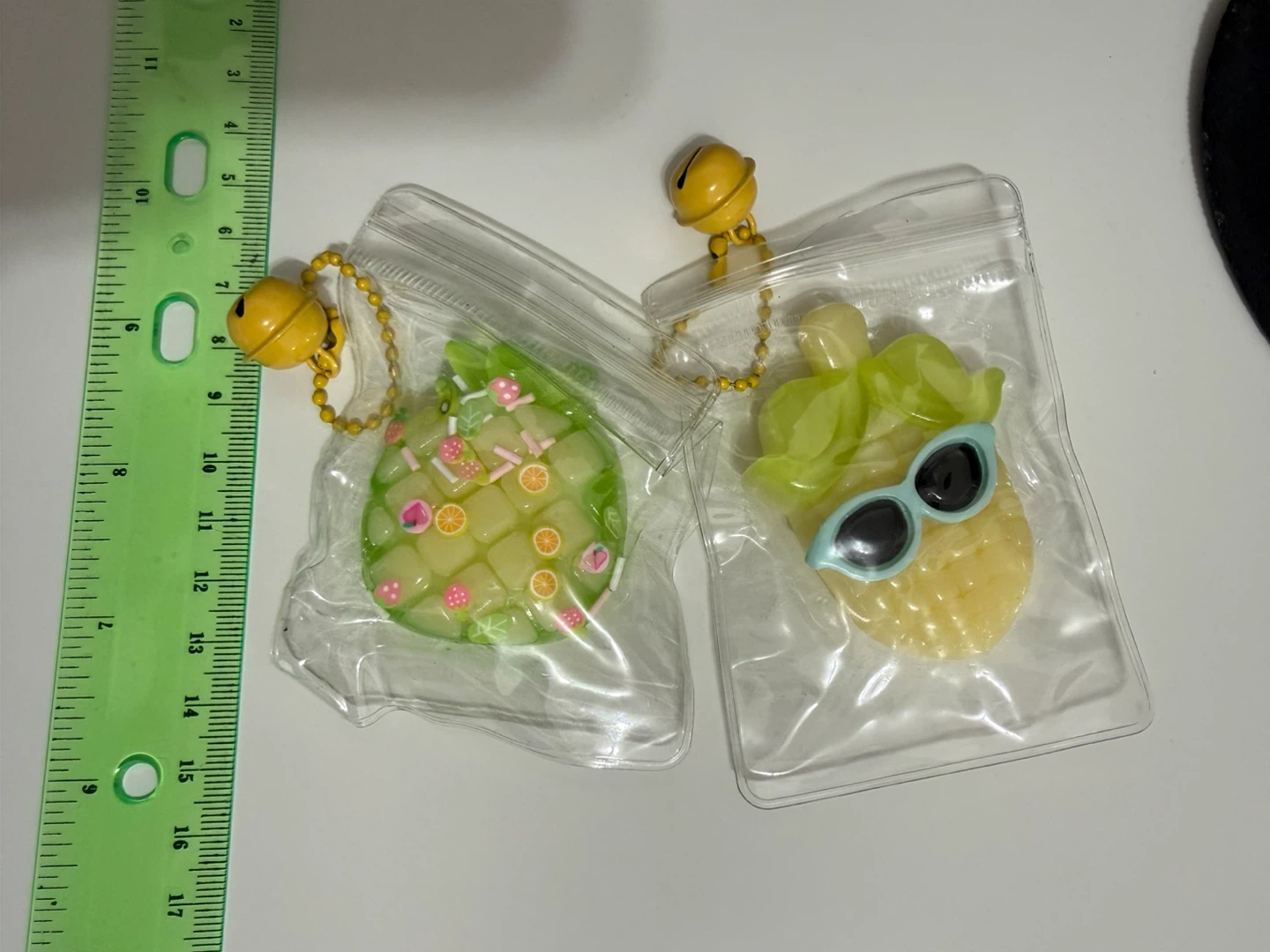 Squishy squeeze toy keychains 🌱