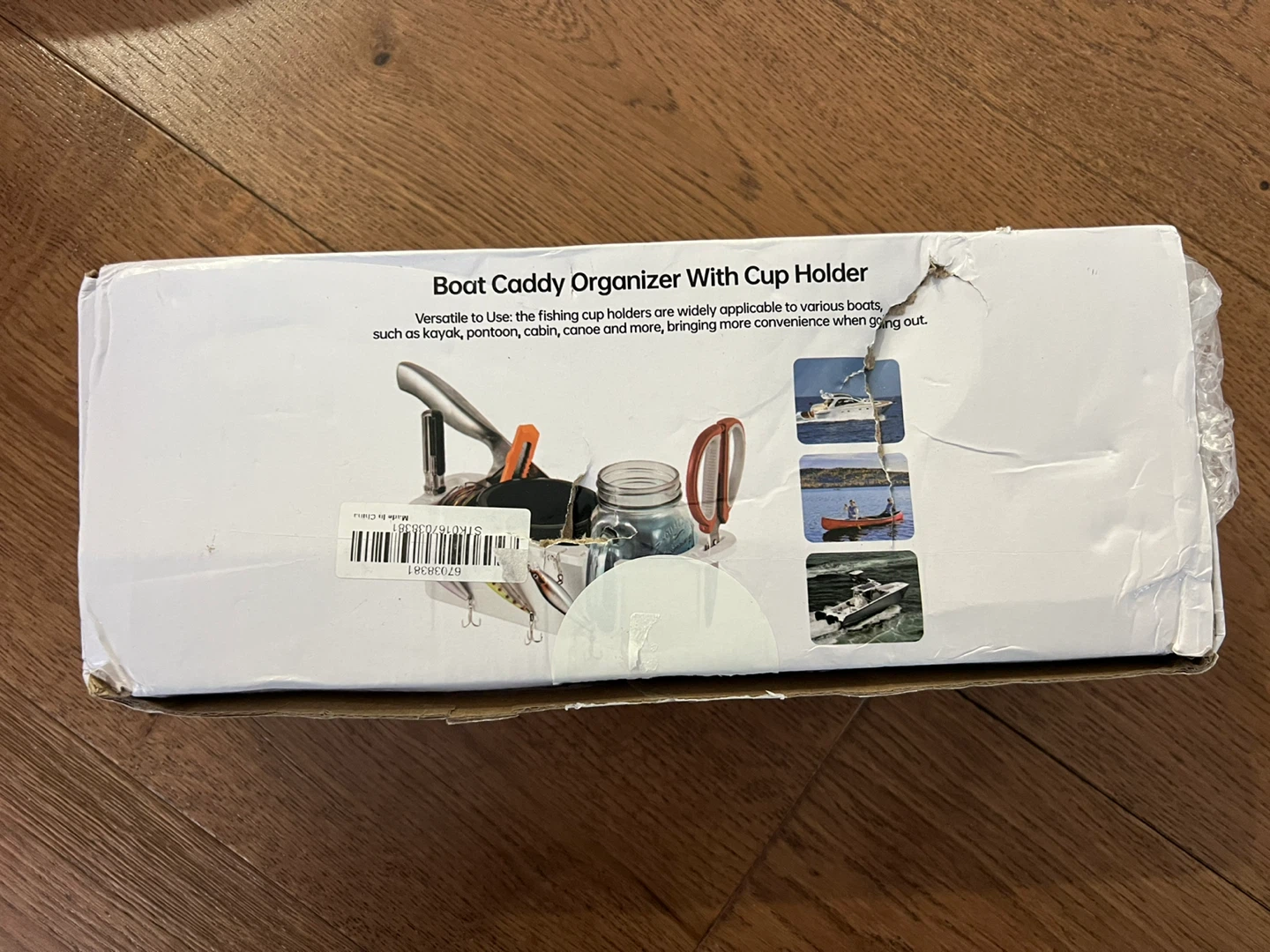 Boat Caddy Organizer With Cup Holder