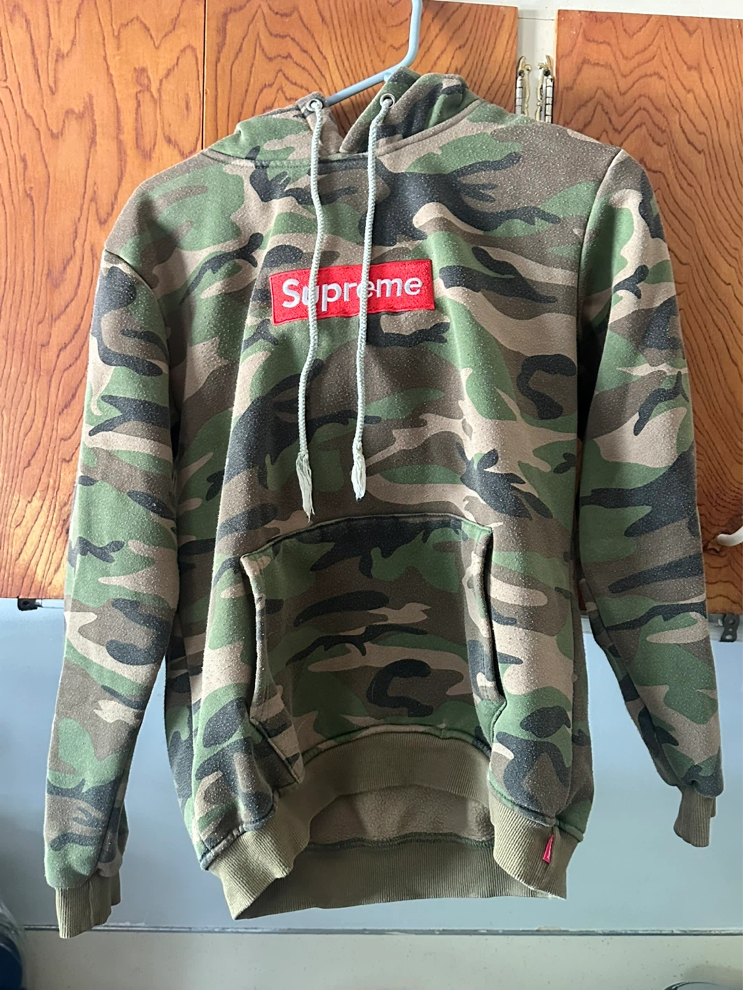 Authentic Supreme Camouflage Hoodie size med