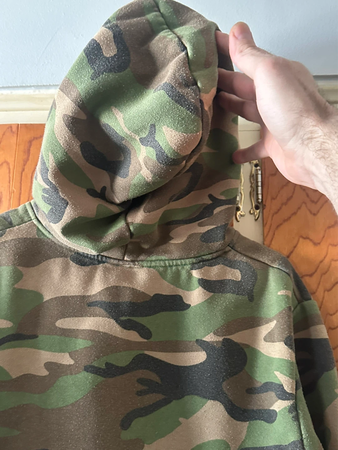 Authentic Supreme Camouflage Hoodie size med - photo 5